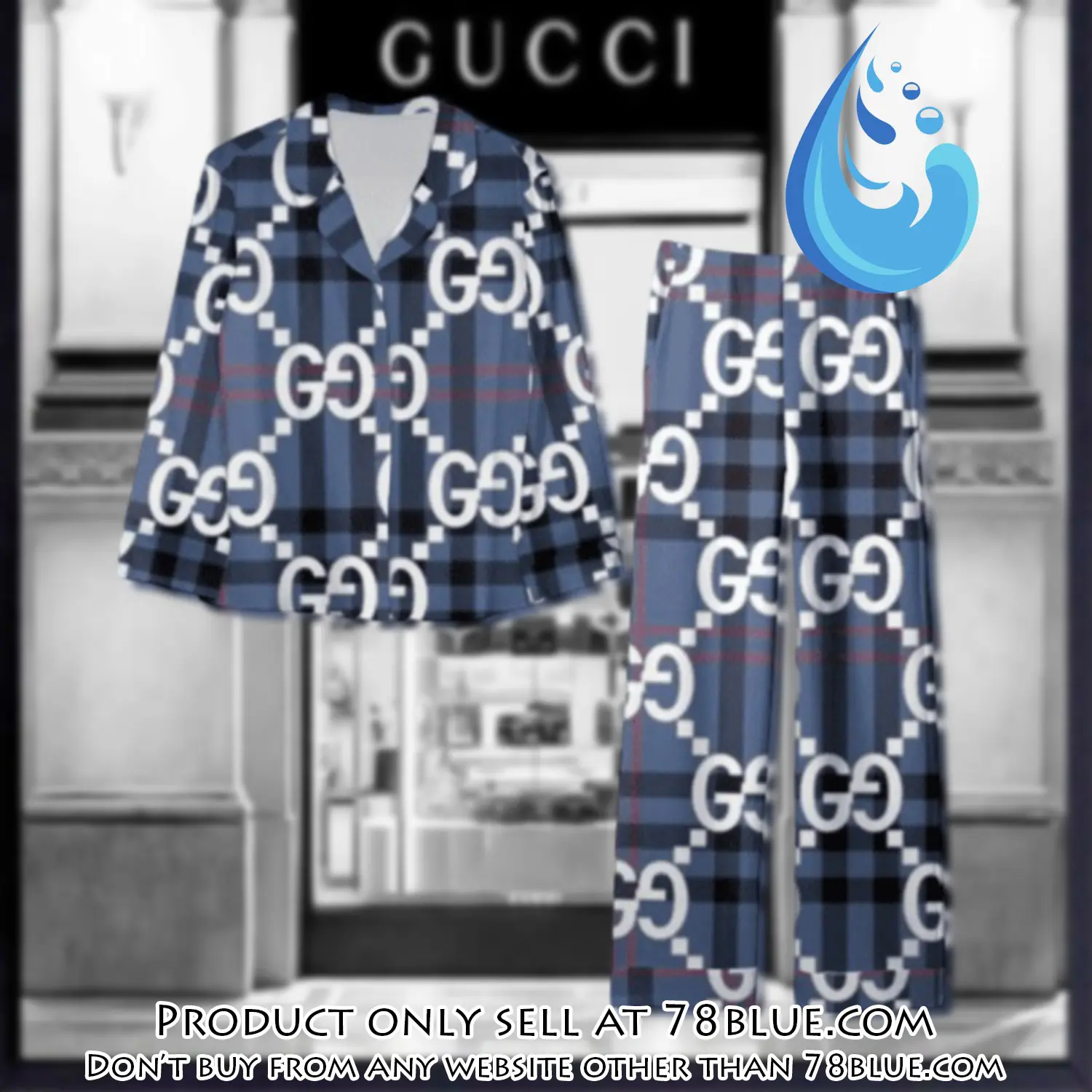 Trending luxury gc satin pajama set pjs1057 78b2032809